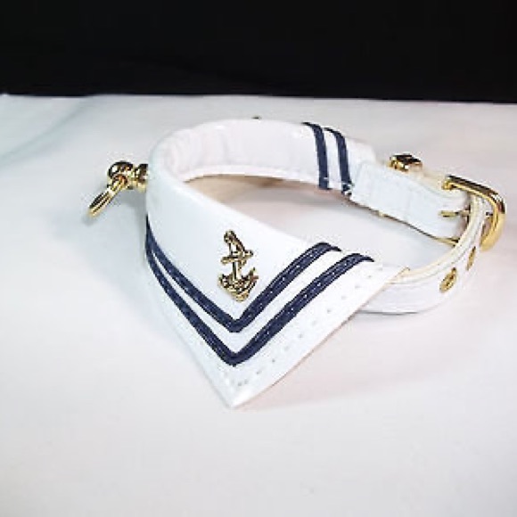 Fancy Collar Dog (or Cat) Sailor Collar
Sz 12 NWT Retail $16.99 - Picture 4 of 7